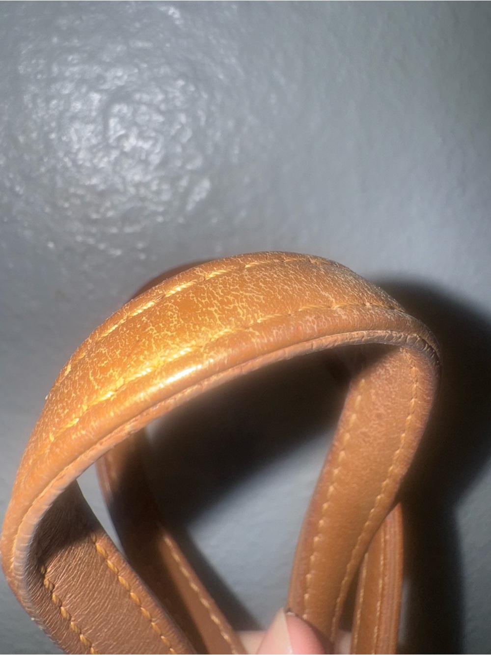 MCM limited edition Cognac Leather Logo Tote EUC - Picture 6 of 6